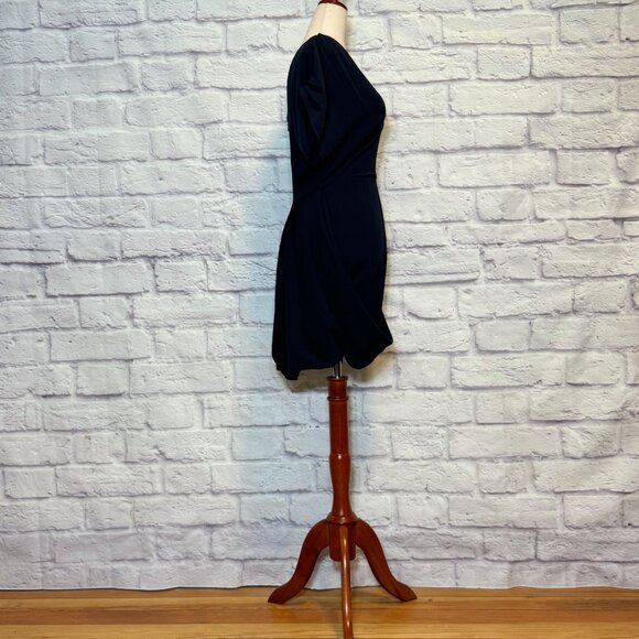 Max Azria Navy Blue Bubble Dress - Picture 3 of 4